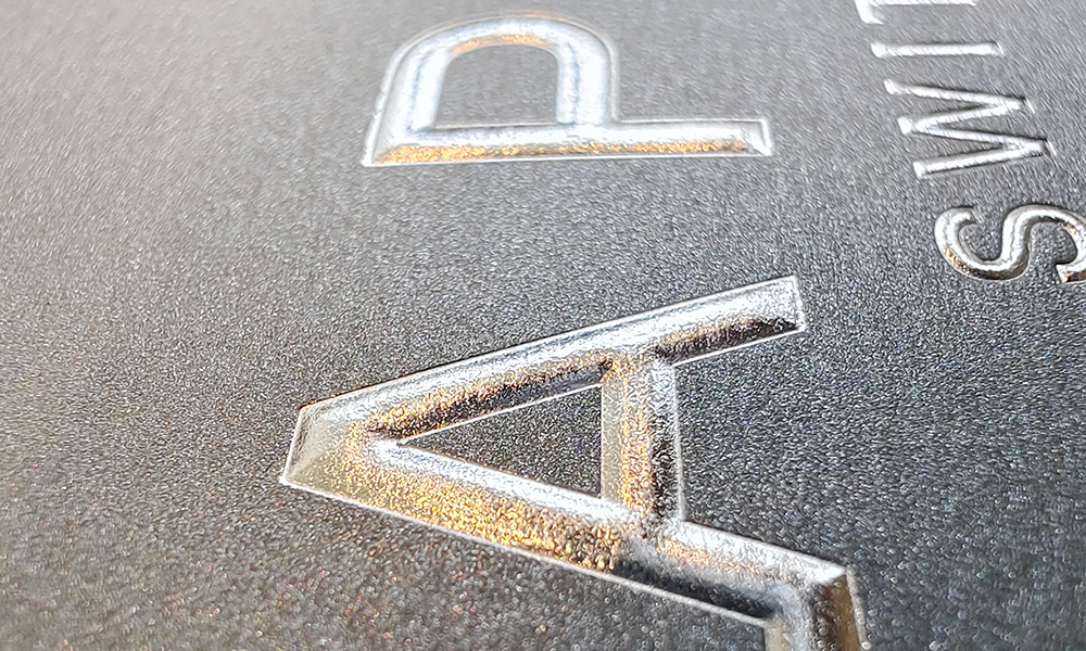 Logo Finishes on Paper Packaging of Embossed Hot Foil Logo