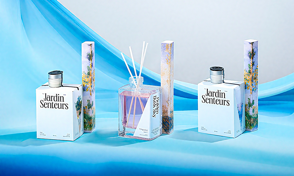 Custom Reed Diffuser Boxes with both sides printing